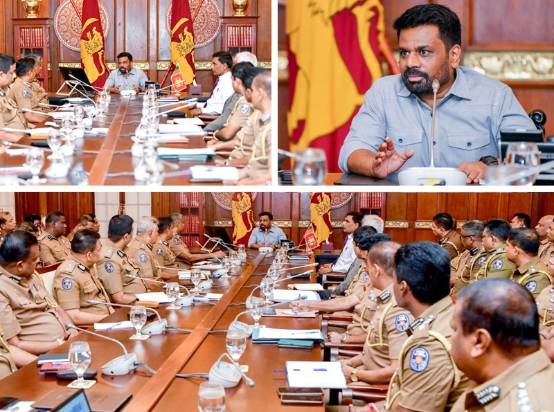 ජනපති සහ බස්නාහිර පළාත් පොලිස් ප්‍රධානීන් අතර හමුවක්